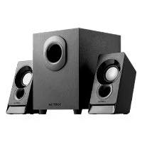 Bocinas Acteck Elant Act As470 / Alambricas / Estereo 2.1 Sorround / Bt 5.0 - Aux Jack 3.5 Mm / 11W Rms / Subwoofer Integrado / 2 Bociinas / Negro / Ac-935241