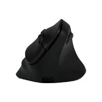 Mouse Acteck Virtuos Fitt Mi520 / Ergonomico / Vertical / Inalambrico / Dual Bluetooth Adaptador Usb / 2400 Dpi / Recargable / Negro / Ac-936224