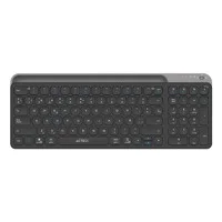 Teclado Acteck Inspire Trek Ti747 / Inalambrico / Multidispositivo Dual / Windows - Mac - Android / Español / 99 Teclas / Multimedia / Dongle Usb - Bt 5.1 - Cable Usb / Recargable / Negro / Ac-940108