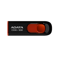 Memoria USB Adata C008 16 GB Color Negra-Roja