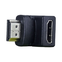 ADAPTADOR GHIA CODO HDMI MACHO A HDMI HEMBRA / ANGULO DE 90 GRADOS