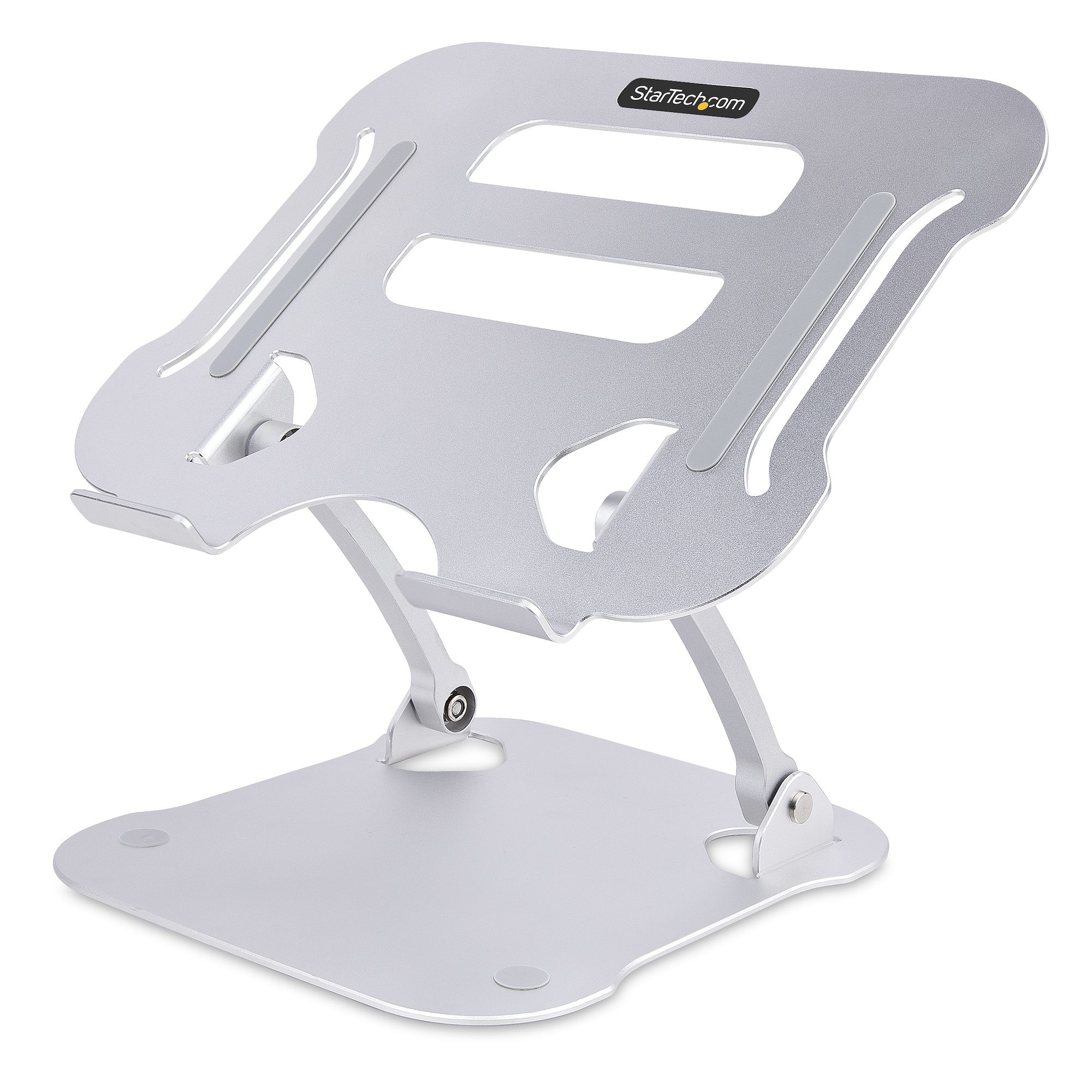 Soporte Ergonómico De Laptop Ultrabook O Chromebook - Base Soporte Ergonómico Para Laptop De Altura Ajustable - Aluminio - Portátil - 10Kg - Plegable - Elevador Riser