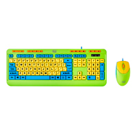 Teclado/Mouse Antimicrobial Adesso Akb-132Db Para Ninos Usb (Ingles)