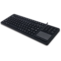 Teclado Con Panel Tactil Adesso Akb-270Ub Impermeable Microbial, Lavable, Usb (Ingles)