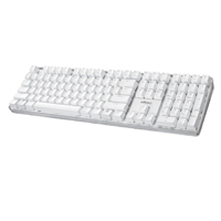 Teclado Mecanico Adesso Iluminado Easytouch 680 Akb-680Uw Con Tecla De Acceso Rapido Copilot Ai, Usb, Multi Sistema Operativo (Ingles)