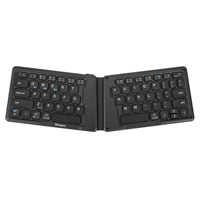 Teclado Targus Inalámbrico Plegable Ergonómico USB Color Negro