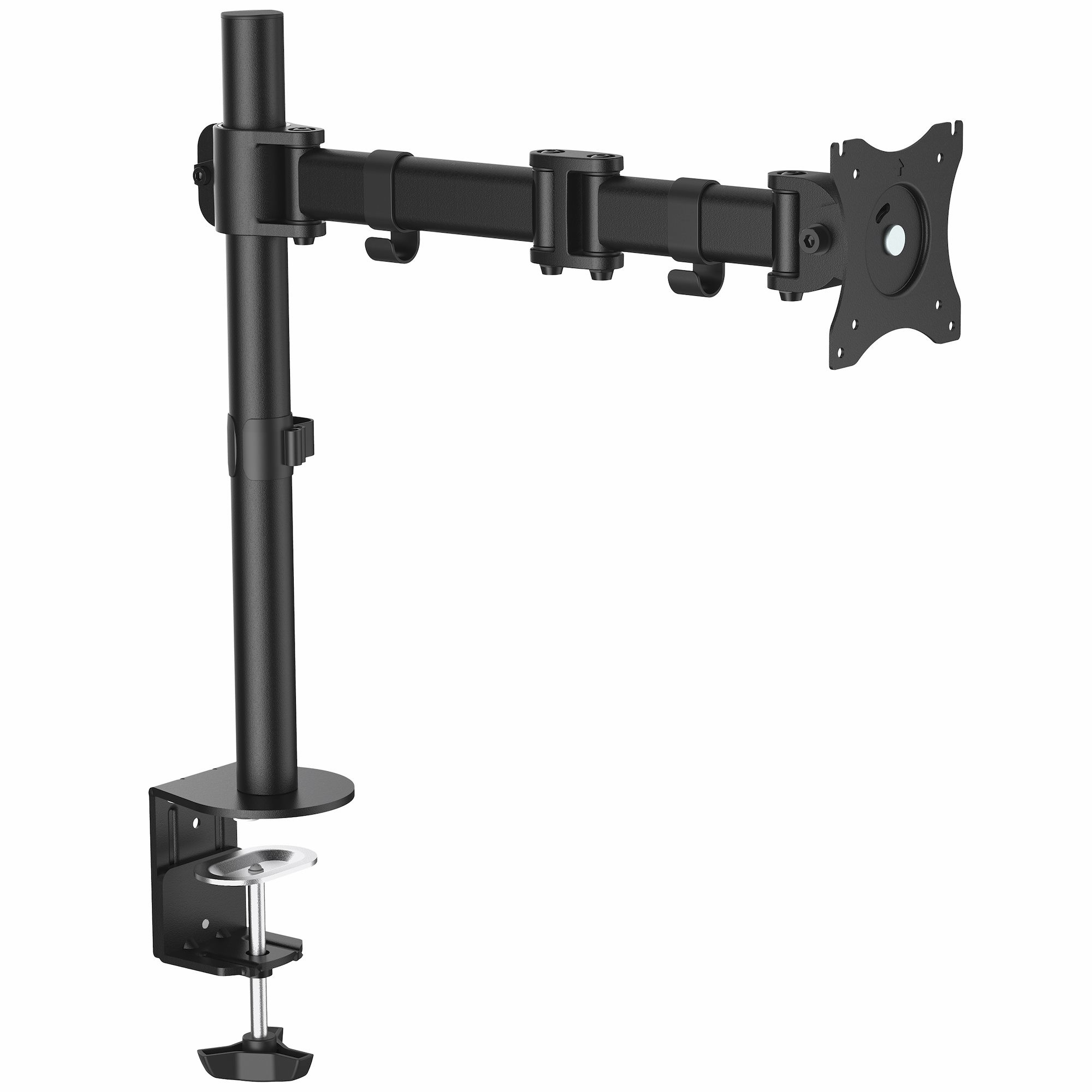 Soporte De Escritorio Para Un Monitor - Brazo Articulado Para Montaje De Pantallas De Hasta 27 Pulgadas - Montaje Vesa De Acero - Negro - Startech.Com Mod. Armpivotb