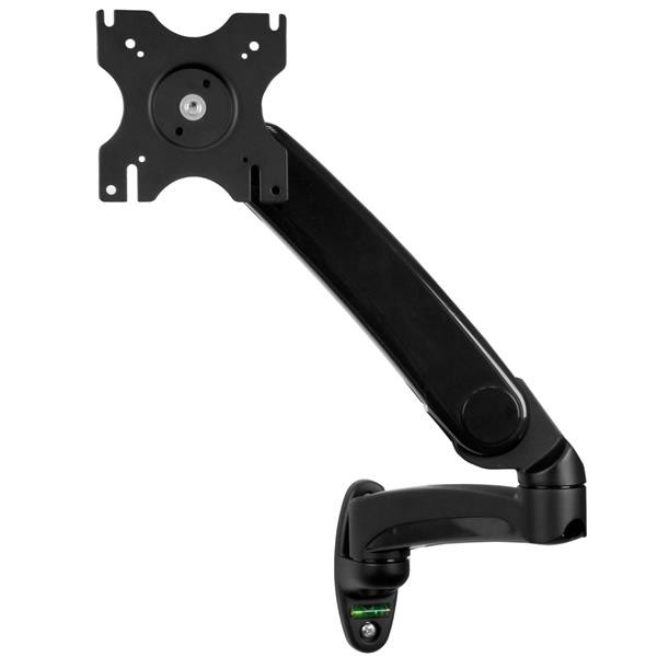 Soporte De Pared Para Un Monitor - Brazo De Montaje En Pared - Con Ajuste De Altura De Un Solo Toque - Para Pantallas Hasta 30 Vesa - Startech.Com Mod