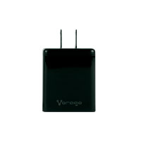 CARGADOR PARA PARED   / VORAGO   / CARGA RAPIDA /   AU-350  /  20W /  USB TIPO A Y C   /   NEGRO