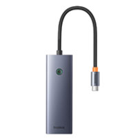 HUB TIPO C FLITE SERIES HUB DE 7 PUERTOS BASEUS HDMI4K60HZ1USB3,03PD1SD/TF1COLOR GRIS