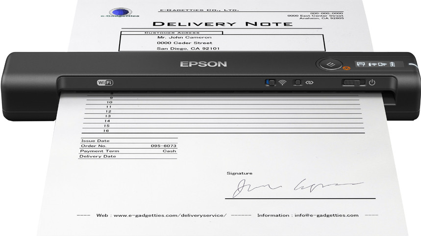 Scanner Epson Workforce Es-60W Portatil, 4 Ppm, 600 Dpi, Usb, Wifi