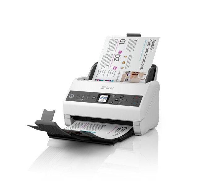 Escaner Epson Workforce Ds-730N, 40 Ppm/80 Ipm, 600 Dpi, Usb, Adf,