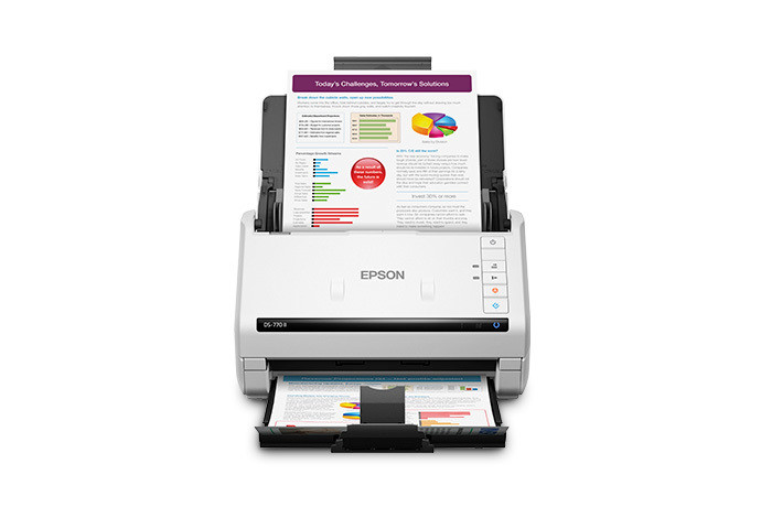 Escaner Epson Ds-770 Ii, 45 Ppm/90 Ipm, 600 Dpi, 30 Bits, Usb, Adf, Duplex