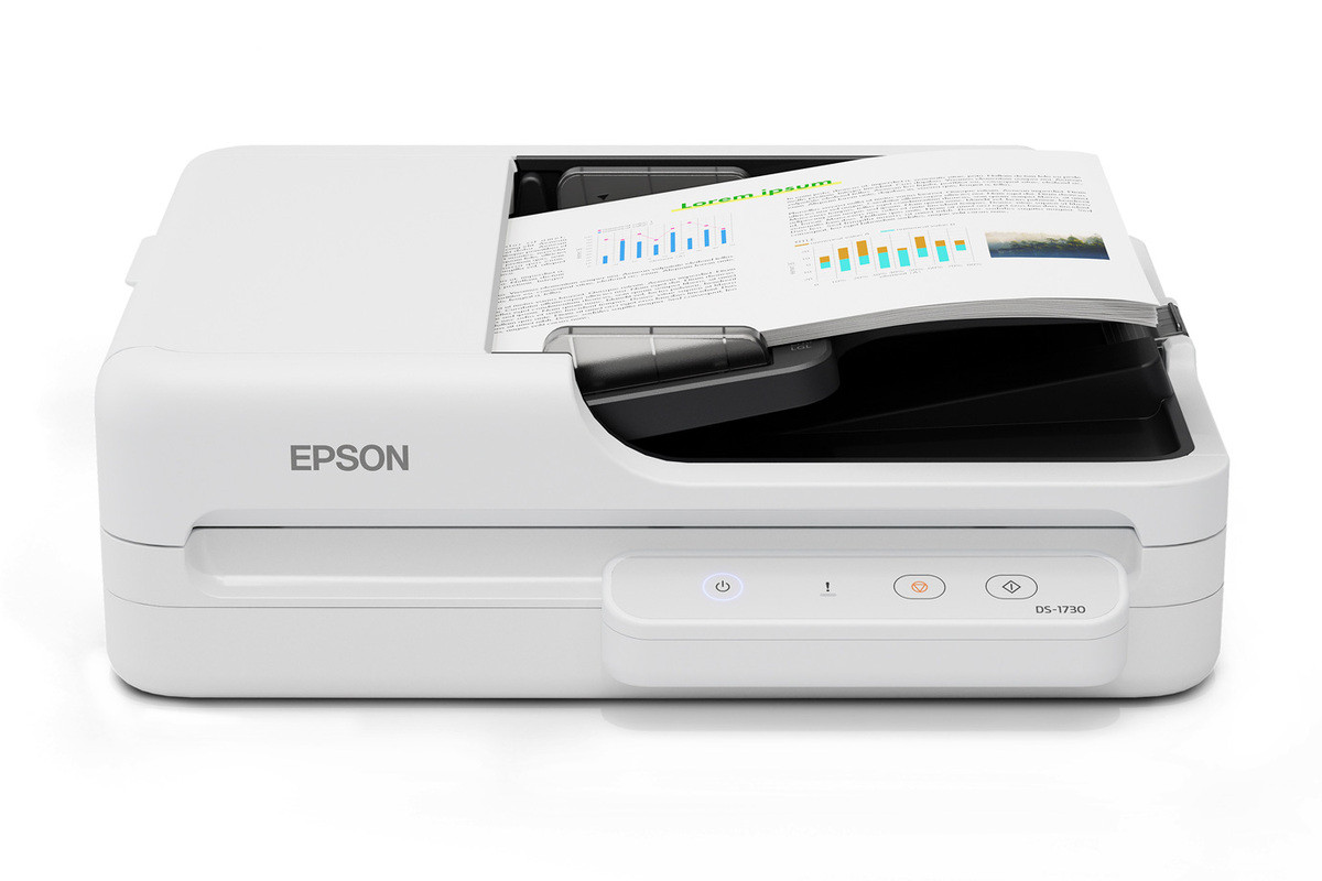 Escaner Epson Ds-1730, 30 Ppm / 70 Ipm, 600 Dpi, 30 Bits, Usb, Adf, Duplex