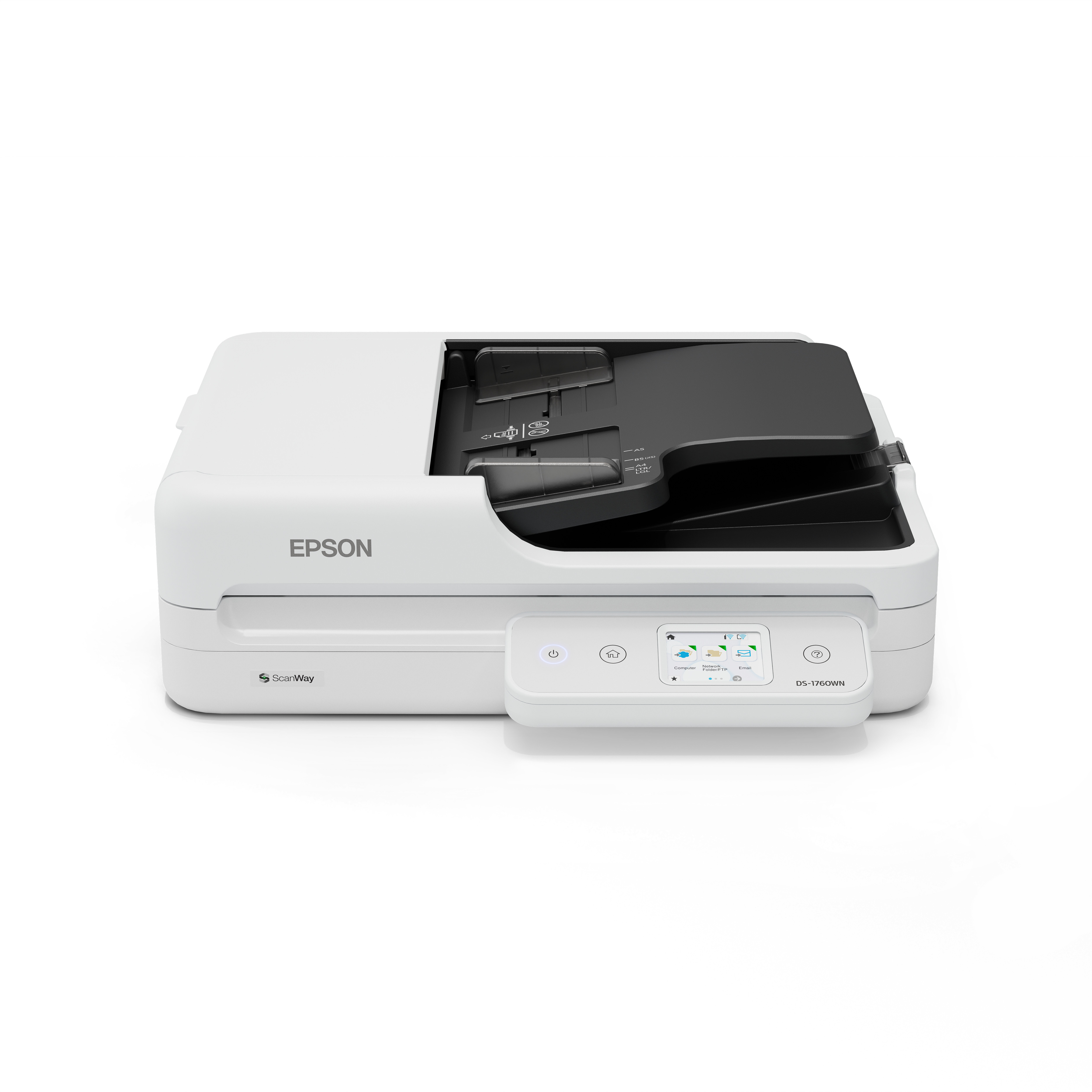 Escaner Epson Workforce Ds-1760Dw, 30 Ppm/60 Ipm,Cama Plana,  200/300  Dpi, Usb, Adf,