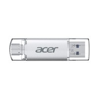 Memoria Usb 64Gb Ut300 Acer 3.2 Lect. 150Mb/S Escrit. 90Mb/S Color Metalico/Dual Usb-A/ Usb-C Bl.9Bwwa.589