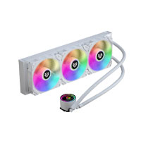 Enfriamiento Liquido Gamer Balam Rush Hydrox Pro Hx30 / 3 Ventiladores / 120Mm / Iluminacion Argb / Rodamiento Hidraulico / 50 Cfm / Silencioso 30 Db / 2400 Rpm / Blanco / Br-937351