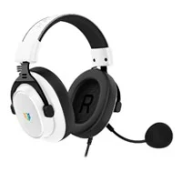 Audifonos Gamer Balam Rush Aviator Expert Ha777 / Alambricos Usb- 3. 5 Mm / Diadema / Pc - Disp. Moviles - Consola / Microfono Omnidireccional / Iluminacion Rgb / Sonido Estereo / Blanco / Br-941150