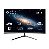 Monitor Gamer Balam Rush Andromeda Mag24Y / Curvo / 23.8 Pulg / Panel Va / Full Hd / 180 Hz / 1 Ms / R1800 / Freesync Adaptativo / 200 Hz Overclock / Rgb / Flicker Free / Negro / Br-943031