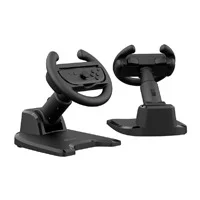 Volante Adaptador Balam Rush Joy Wheel Jw300 / Compatible Con Joy-Con Switch/Oled Y Ps5 Dualsenses / 2 Bases De Sujecion / Abs Ventosas Para Estabilidad / Negro / Br-943611