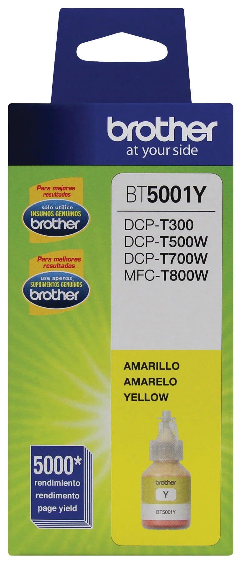 BOTELLA DE TINTA AMARILLA 5,000PAGS