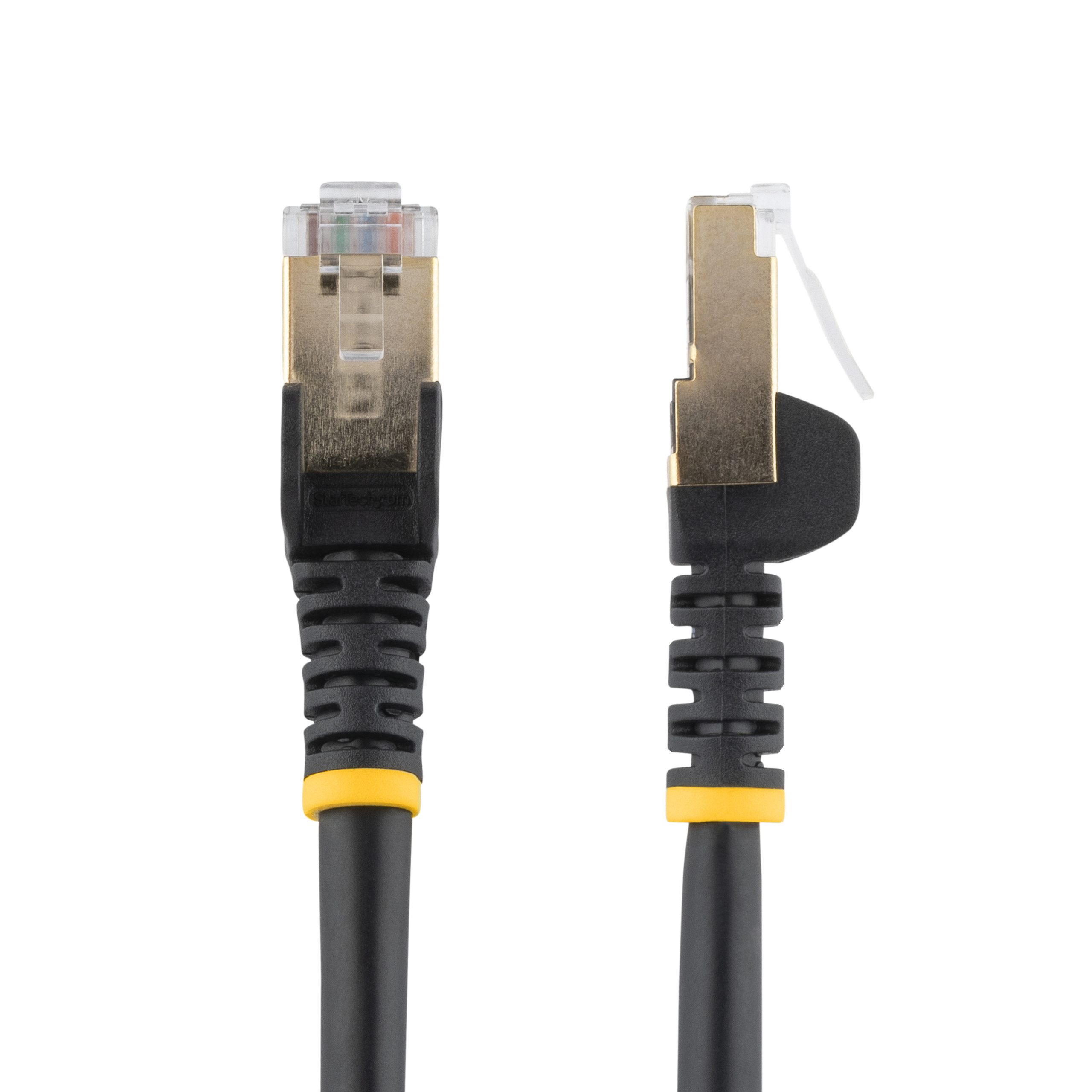 Cable De 2M Cat6A Ethernet Negro - Cable De Red 10Gb Cat6A Snagless Blindado Rj45 Poe De 100W - 10Gbe Con Certificacion Ul/Tia - Startech.Com Mod. C6Aspat7Bk