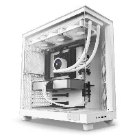 Gabinete Nzxt H6 Flow/ Vidrio Templado/Blanco/Atx, Micro-Atx, Mini-Itx/ Mid Tower/Gamer