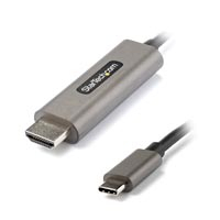Cable Usb-C A Hdmi Startech.Com De 5M 4K 60Hz Con Hdr10 - Cable Adaptador De Video Ultra Hd Usb Tipo-C A Hdmi 2.0B 4K - Convertidor Hdr Usb C A Hdmi Para Monitor/Pantalla - Dp 1.4 Modo Alt Hbr3