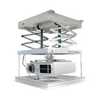Soporte Multimedia Screen Cm-Mot Motorizado A Techo Para Proyector 1.5 Metros Blanco
