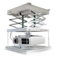Soporte Multimedia Screen Cm-Mot Motorizado A Techo Para Proyector 2.0 Metros Blanco