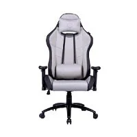 Silla Caliber R2C Gaming Cooler Master  / Gris Con Negro / Hasta 150 Kg / Ultracomoda / Tejido A Prueba De Rasgaduras