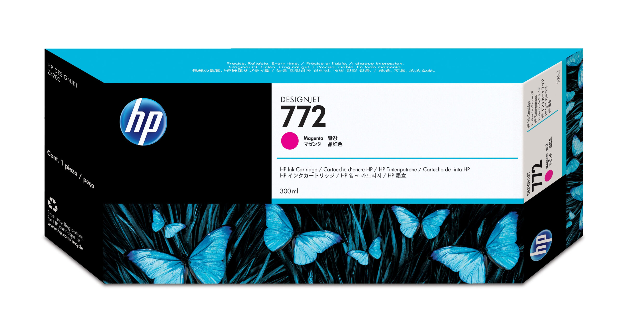 MPN-CN629A-featured Tinta HP LF 772 Magenta DesignJet Z5200 300Ml - Imagen 1
