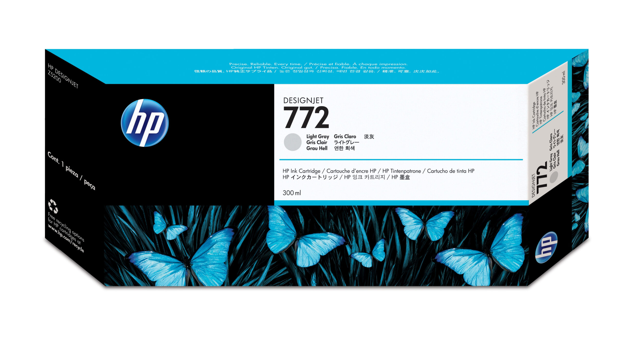 MPN-CN634A-featured Tinta HP LF 772 Gris DesignJet Z5200 300Ml - Imagen 1