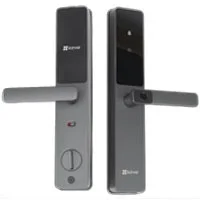 CERRADURA INTELIGENTE EZVIZ/ WI-FI / BLUETOOTH / CÓDIGOS TEMPORALES PARA VISITANTES / LECTURA DE HUELLA / LECTURA DE TAG / CONTRASEÑA / BOTÓN PARA TIMBRAR / APERTURA REMOTA / ALARMA ANTI-INTRUSIÓN /