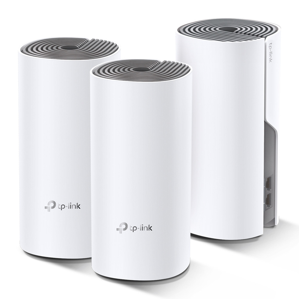 Router Deco E4(3-Pack) | Ac1200 | Dual Band |Wifi Mesh | 2 Puertos Wan/Lan 10/100Mbps