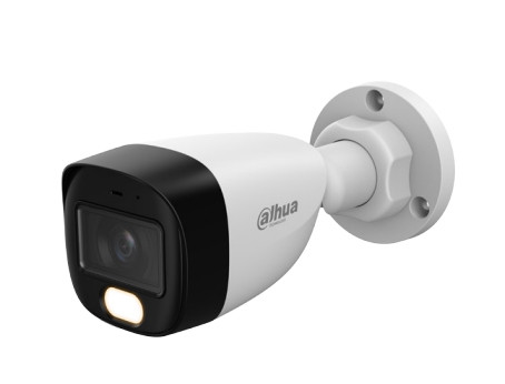 Camara Analoga/ Dahua/ Hac-Hfw1209Cn-A-Led-S3/ Bullet Full Color 1080P/ Llente De 2.8 Mm/ 107.8° De Apertura/ Microfono Integrado/ 30 Mts De Luz Visible/ Dwdr/ Starlight/ Ip67/ Compatible Con Cvi/Ahd