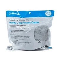 Cable Siames/Dahua/ Dh-Pfm942I-20-5/Cable De 20 Metros Armado Para Video Y Energa/ Para Camaras Hasta 4K/ Con Conectores Bnc Y De Energa/ Uso Exterior E Interior/ Cobre De Alta Pureza/ Soporta Ahd
