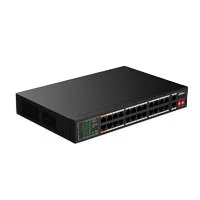 Switch / Dahua/ Dh-Sf1026Lp/Poe Fast Ethernet De 26 Puertos/Hasta 190 Watts Totales/ 24 Ptos Poe 10/100/ 2 Puertos Uplink 10/100/1000/ Switching 8.8 Gbps/ Standares: Ieee802.3Af; Ieee802.3At; Hi-Poe/