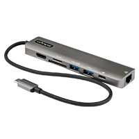 Docking Station - Adaptador Multipuertos Usb C - Dock Mini Usb-C A Hdmi 2.0 4K 60Hz, Pd Pass-Through De 100W, Sd, Usb, Gbe Y Cable De 30 Cm - Startech.Com Mod. Dkt30Chsdpd1