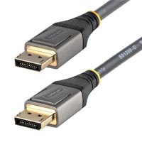 Cable De 2M Displayport 1.4 Certificado Por Vesa - Hdr10 8K 60Hz - Video Ultra Hd 4K 120Hz - Cable Dp 1.4 Para Monitores - Cable Displayport A Displayport - M/M - Startech.Com Mod. Dp14Vmm2M