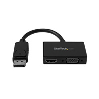 Adaptador Dp De Audio/Video Para Viajes - Convertidor Displayport A Hdmi O Vga Compatible Con Thunderbolt 1920X1200 - Startech.Com Mod. Dp2Hdvga