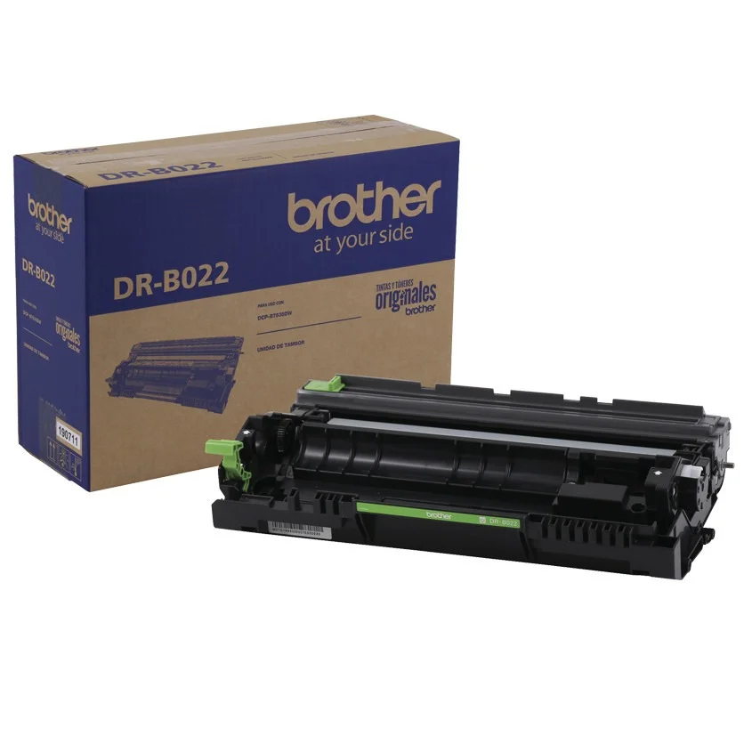 Tambor Brother DRB022 Láser Impresión Negro Rendimiento 12000 Páginas para Impresoras/Faxes/Fotocopiadoras