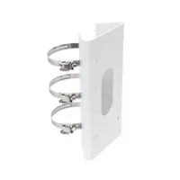 Montaje Vertical Para Poste Hikvision Ds-1475Zj-Y Material De Acero Inoxidable