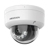 Camara Hikvision /[Dual Light] Domo Ip 8 Megapixel (4K) / Lente 2.8 Mm / 30 Mts Ir + 30 Mts Luz Blanca / Micrófono Integrado/ Antivandálico Ik08 / Acusense Lite / Exterior Ip67 /H.265 / Poe /Micro Sd