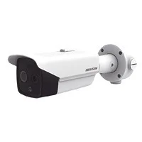 Camara Ip Dual Hikvision Ds-2Td2617-6/Qa Bala Térmica 6.2 Mm (160 X 120) / Óptico 8 Mm (4 Megapixel) / Detección De Personas 183 M /40 Mts Ir / Exterior Ip67 / Poe / Termométrica / Detección De Tempe