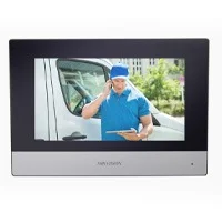 Monitor Ip Wifi Touch Screen 7 Para Videoportero Ip Hikvision Ds-Kh6320-Wte1 Video En Vivo / Poe Estandar / Apertura Remota / Llamada Entre Monitores / Audio De Dos Vias / Policarbonato