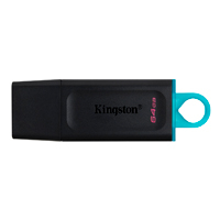MPN-DTX_64GB Memoria USB Kingston DataTraveler Exodia 64GB 3.2 Color Negro - Imagen 1