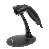 Lector De Codigo De Barras Ec Line Ec-Ls-9620, Negro, Laser, Usb, 1D, 200 Lecturas Por Segundo, Incluye Base