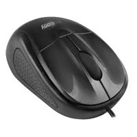 Mouse Easy Line Óptico Alámbrico USB 1200dpi Color Negro