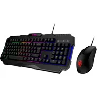 KIT DE TECLADO Y MOUSE FORGE GK100 RGB USB 2.0